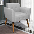 Conjunto 2 Poltronas E 1 Namoradeira Pés Palito Karen Linho C