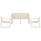 Conjunto 2 Poltronas E 1 Sofá 2 Lugares Área Externa Verte Ec