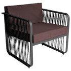 Conjunto 2 Poltronas Para Área Externa Santiago Em Alumínio E