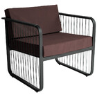 Conjunto 2 Poltronas Para Área Externa Santiago Em Alumínio E