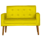 Conjunto 2 Poltronas Para Sala Decorativa E Namoradeira Dubay