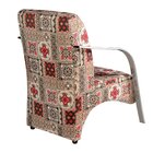 Conjunto 2 Poltronas Sevilha Braço De Metal Cadeira Decorativ