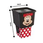 Conjunto 2 Potes Kit Top Minnie Mouse Disney 180ml E 430ml -