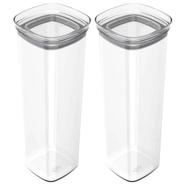 Conjunto 2 Potes Porta Mantimentos Com Tampa Vedação Hermétic