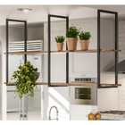 Conjunto 2 Prateleiras Decorativas Industrial Multiuso Wire B