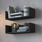 Conjunto 2 Prateleiras Multiuso Para Escritório