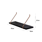 Conjunto 2 Prateleiras New York Suporte Ferro Cobre Laqueada