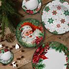 Conjunto 2 Prato Fundo Natal - Alleanza