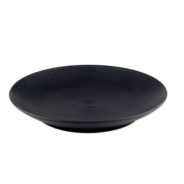 Conjunto 2 Pratos De Cerâmica Preto 19cm - Wolff