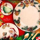 Conjunto 2 Pratos Sobremesa Gingerbread - Natal