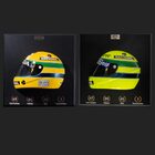 Conjunto 2 Quadros 3d Decorativo Helmet F1 Sn 1988 E 1985 Ama