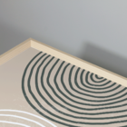 Conjunto 2 Quadros Com Moldura Abstract