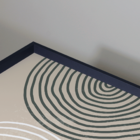Conjunto 2 Quadros Com Moldura Abstract
