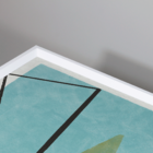 Conjunto 2 Quadros Com Moldura Abstrato