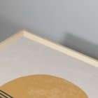 Conjunto 2 Quadros Com Moldura Círculo Com Riscos