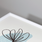 Conjunto 2 Quadros Com Moldura Flor Minimalista