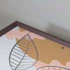 Conjunto 2 Quadros Com Moldura Premium