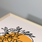 Conjunto 2 Quadros Com Moldura Rosto Minimalista