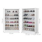 Conjunto 2 Sapateiras Infantis Alícia Branco