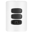 Conjunto 2 Simples + 1 Tomada 10a - Alumbra Gracia Branco / P