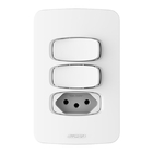 Conjunto 2 Simples + 1 Tomada 20a - Alumbra Gracia - G015