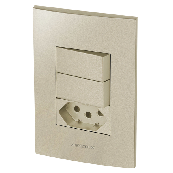 Conjunto 2 Simples + 1 Tomada 20a - Inova Champanhe - Acp17