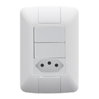 Conjunto 2 Simples + 1 Tomada 20a - Tramontina Aria