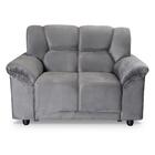 Conjunto 2 Sofás 2 E 3 Lugares Veludo Multimóveis Cr45253