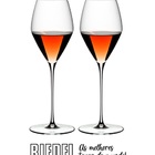 Conjunto 2 Taças Riedel Veloce Rosé Cristal Vinho Espumante