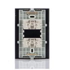 Conjunto 2 Tomada 2p+t 20a 4x2 Preto Ebony Clean Margirius