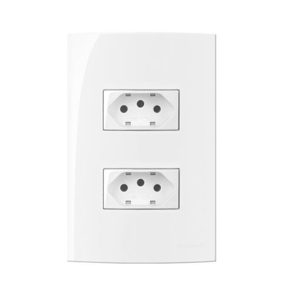 Conjunto 2 Tomada 2p+t 20a 4x2 Sleek Margirius