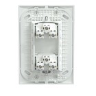 Conjunto 2 Tomadas 10A Branco Lunare UP Schneider