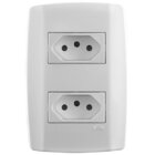 Conjunto 2 Tomadas 10a - Ilumi Slim - 80120