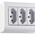 Conjunto 2 Tomadas 20a + 1 Tomada 10a Lizflex Tramontina