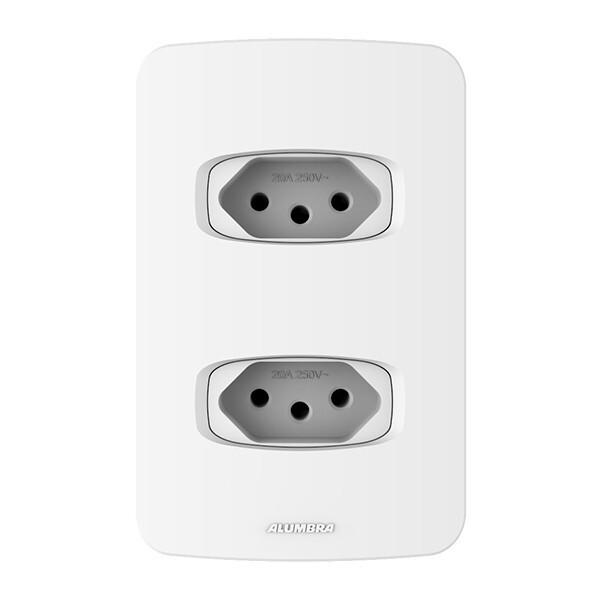 Conjunto 2 Tomadas 20a - Alumbra Gracia - 85336