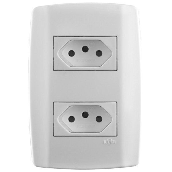 Conjunto 2 Tomadas 20a - Ilumi Slim - 80121