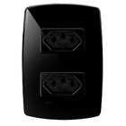 Conjunto 2 Tomadas 20a - Radial Pérola Negra Rpn07