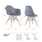 Conjunto 2 X Cadeiras Eames Daw Com Braços + 1 Cadeira Eiffel