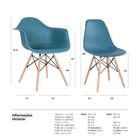 Conjunto 2 X Cadeiras Eames Daw Com Braços + 1 Cadeira Eiffel