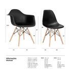 Conjunto 2 X Cadeiras Eames Daw Com Braços + 4 Cadeiras Eiffe