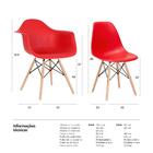 Conjunto 2 X Cadeiras Eames Daw Com Braços + 4 Cadeiras Eiffe