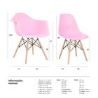 Conjunto 2 X Cadeiras Eames Daw Com Braços + 8 Cadeiras Eiffe