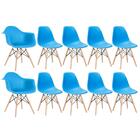 Conjunto 2 X Cadeiras Eames Daw Com Braços + 8 Cadeiras Eiffe