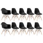Conjunto 2 X Cadeiras Eames Daw Com Braços + 8 Cadeiras Eiffe