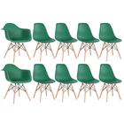 Conjunto 2 X Cadeiras Eames Daw Com Braços + 8 Cadeiras Eiffe