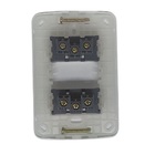 Conjunto 2 X Tomada 10a B3 Branco 4x2 Margirius