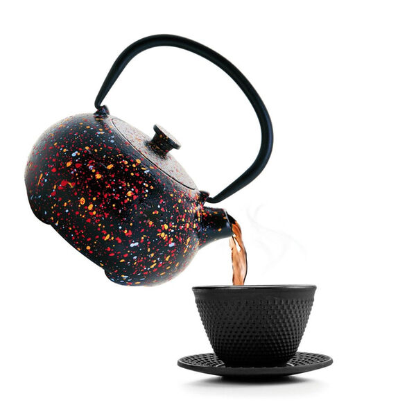 Conjunto 2 Xícaras Com Pires Preto Ibili