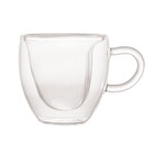 Conjunto 2 Xícaras P/café Dupla Parede De Vidro Heart Lyor
