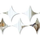 Conjunto 35 Estrelas Espelhadas Acrilico Decorativo Infantil