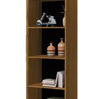 Conjunto 3 Armários Organizador Office Escritório Preto Com F